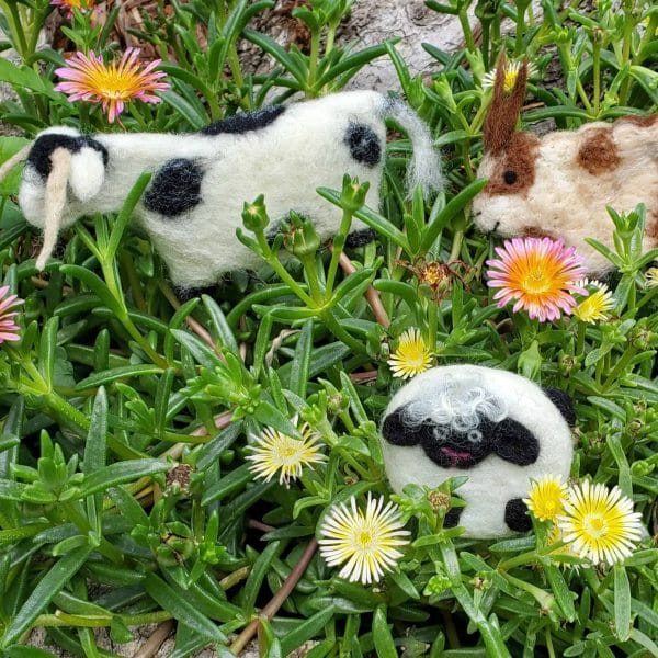 Make-n-Take: Needle Felted Flowers - June 27 (Ticket)