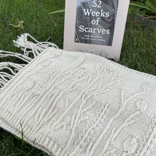 Knitting Kit: Wild Flowers Scarf Kit