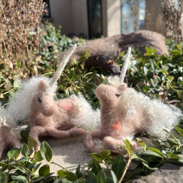 Needle Felted Unicorn February 7th Ticket