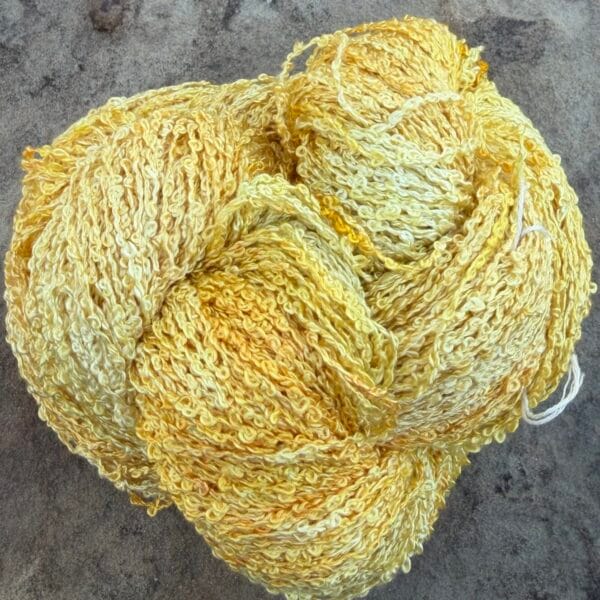 Summer Sunshine Silk Boucle Yarn