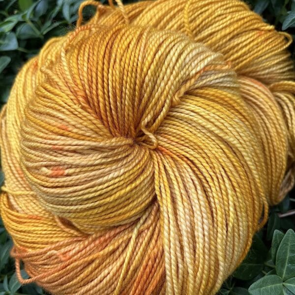 Harvest Gold - Fingering Weight Yarn